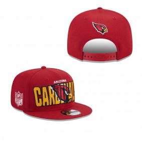 Men's Arizona Cardinals Cardinal 2023 NFL Draft 9FIFTY Snapback Adjustable Hat