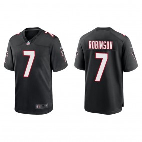 Bijan Robinson Black 2023 NFL Draft Throwback Game Jersey
