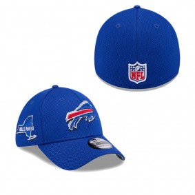 Men's Buffalo Bills Royal 2024 NFL Draft 39THIRTY Flex Hat