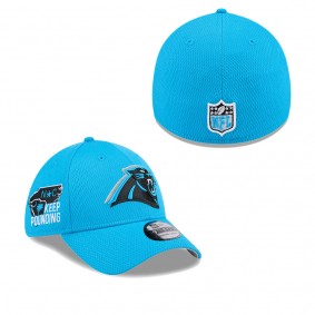 Men's Carolina Panthers Blue 2024 NFL Draft 39THIRTY Flex Hat