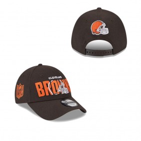 Men's Cleveland Browns Brown 2023 NFL Draft 9FORTY Adjustable Hat