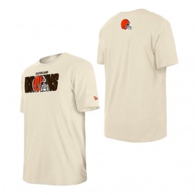 Men's Cleveland Browns Cream 2023 NFL Draft T-Shirt