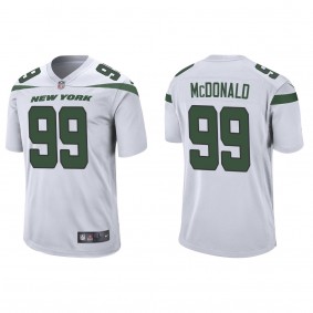 Will McDonald White 2023 NFL Draft Game Jersey