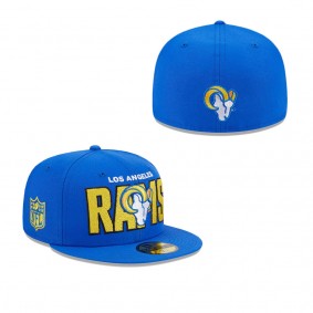 Men's Los Angeles Rams Royal 2023 NFL Draft 59FIFTY Fitted Hat