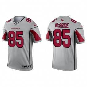 Men's Arizona Cardinals Trey McBride Silver 2022 NFL Draft Inverted Legend Jersey