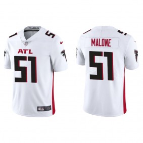 Men's Atlanta Falcons DeAngelo Malone White 2022 NFL Draft Vapor Limited Jersey