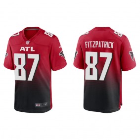 Men's Atlanta Falcons John FitzPatrick Red 2022 NFL Draft Game Jersey