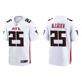 Men's Atlanta Falcons Tyler Allgeier White 2022 NFL Draft Game Jersey