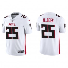 Men's Atlanta Falcons Tyler Allgeier White 2022 NFL Draft Vapor Limited Jersey