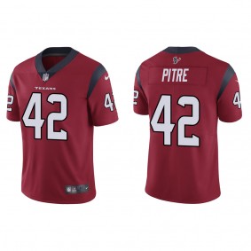 Men's Houston Texans Jalen Pitre Red 2022 NFL Draft Vapor Limited Jersey