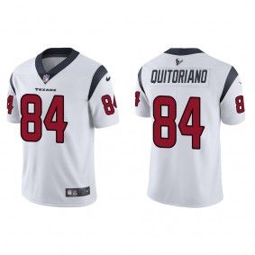 Men's Houston Texans Teagan Quitoriano White 2022 NFL Draft Vapor Limited Jersey