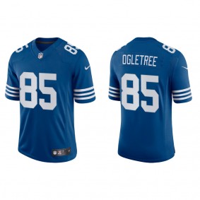 Men's Indianapolis Colts Andrew Ogletree Royal 2022 NFL Draft Alternate Vapor Limited Jersey