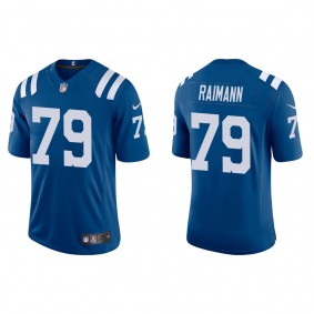 Men's Indianapolis Colts Bernhard Raimann Royal 2022 NFL Draft Vapor Limited Jersey
