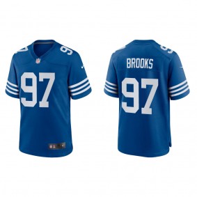 Men's Indianapolis Colts Curtis Brooks Royal 2022 NFL Draft Alternate Game Jersey