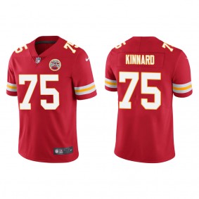 Men's Kansas City Chiefs Darian Kinnard Red 2022 NFL Draft Vapor Limited Jersey