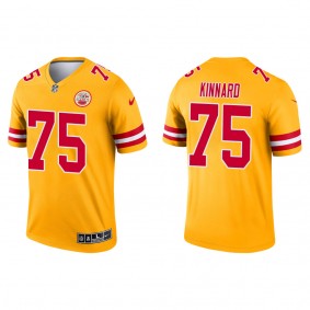 Men's Kansas City Chiefs Darian Kinnard Yellow 2022 NFL Draft Inverted Legend Jersey