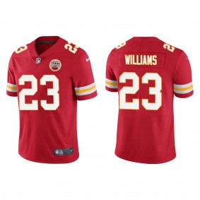 Men's Kansas City Chiefs Joshua Williams Red 2022 NFL Draft Vapor Limited Jersey