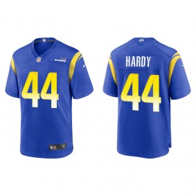 Men's Los Angeles Rams Daniel Hardy Royal 2022 NFL Draft Game Jersey