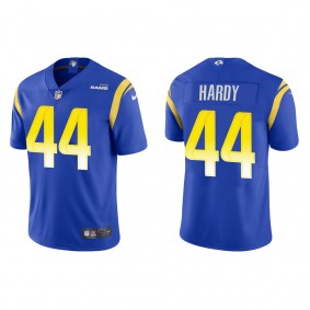 Men's Los Angeles Rams Daniel Hardy Royal 2022 NFL Draft Vapor Limited Jersey