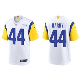 Men's Los Angeles Rams Daniel Hardy White 2022 NFL Draft Alternate Game Jersey