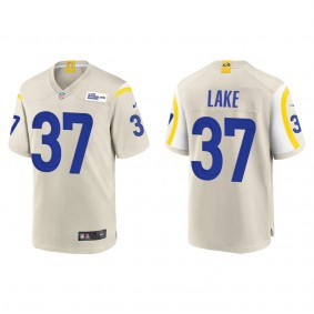 Men's Los Angeles Rams Quentin Lake Bone 2022 NFL Draft Game Jersey