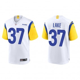 Men's Los Angeles Rams Quentin Lake White 2022 NFL Draft Alternate Game Jersey