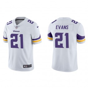 Men's Minnesota Vikings Akayleb Evans White 2022 NFL Draft Vapor Limited Jersey