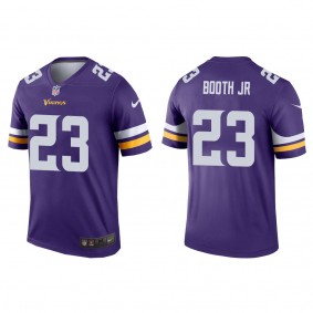 Men's Minnesota Vikings Andrew Booth Jr. Purple 2022 NFL Draft Legend Jersey