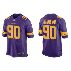 Men's Minnesota Vikings Esezi Otomewo Purple 2022 NFL Draft Alternate Game Jersey