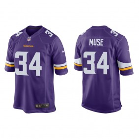 Men's Minnesota Vikings Nick Muse Purple 2022 NFL Draft Game Jersey