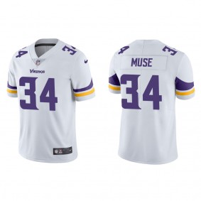 Men's Minnesota Vikings Nick Muse White 2022 NFL Draft Vapor Limited Jersey