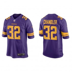 Men's Minnesota Vikings Ty Chandler Purple 2022 NFL Draft Alternate Game Jersey
