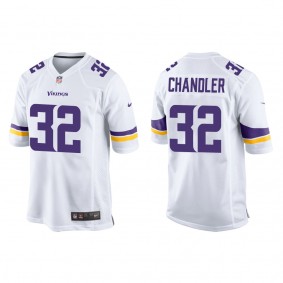 Men's Minnesota Vikings Ty Chandler White 2022 NFL Draft Game Jersey