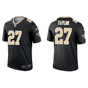 Men's New Orleans Saints Alontae Taylor Black 2022 NFL Draft Legend Jersey