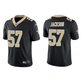 Men's New Orleans Saints Jordan Jackson Black 2022 NFL Draft Vapor Limited Jersey