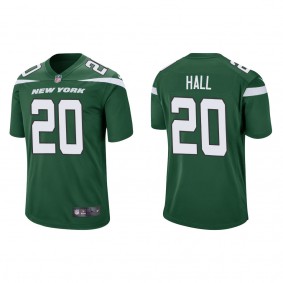Men's New York Jets Breece Hall Green 2022 NFL Draft Game Jersey