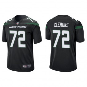 Men's New York Jets Micheal Clemons Black 2022 NFL Draft Game Jersey