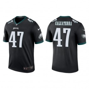 Men's Philadelphia Eagles Grant Calcaterra Black 2022 NFL Draft Legend Jersey