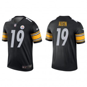 Men's Pittsburgh Steelers Calvin Austin Black 2022 NFL Draft Legend Jersey