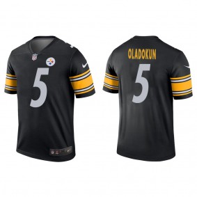 Men's Pittsburgh Steelers Chris Oladokun Black 2022 NFL Draft Legend Jersey