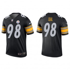 Men's Pittsburgh Steelers DeMarvin Leal Black 2022 NFL Draft Legend Jersey