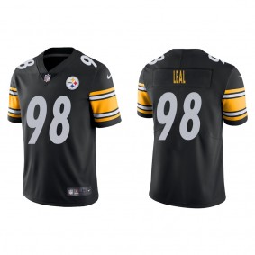 Men's Pittsburgh Steelers DeMarvin Leal Black 2022 NFL Draft Vapor Limited Jersey