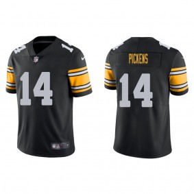 Men's Pittsburgh Steelers George Pickens Black 2022 NFL Draft Alternate Vapor Limited Jersey