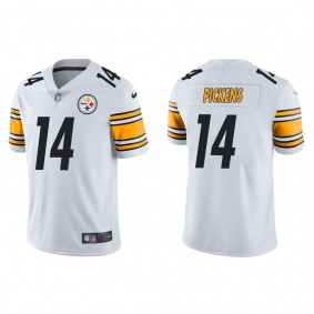 Men's Pittsburgh Steelers George Pickens White 2022 NFL Draft Vapor Limited Jersey