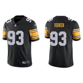 Men's Pittsburgh Steelers Mark Robinson Black 2022 NFL Draft Alternate Vapor Limited Jersey