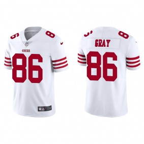 Men's San Francisco 49ers Danny Gray White 2022 NFL Draft Vapor Limited Jersey