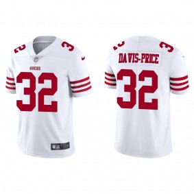 Men's San Francisco 49ers Tyrion Davis-Price White 2022 NFL Draft Vapor Limited Jersey