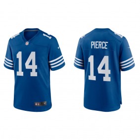 Men's Indianapolis Colts Alec Pierce Royal 2022 NFL Draft Alternate Game Jersey