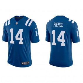 Men's Indianapolis Colts Alec Pierce Royal 2022 NFL Draft Vapor Limited Jersey
