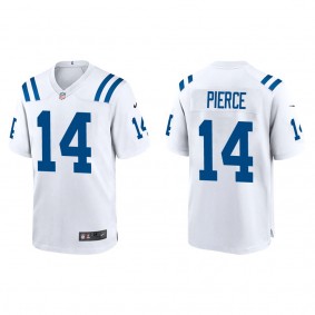 Men's Indianapolis Colts Alec Pierce White 2022 NFL Draft Game Jersey
